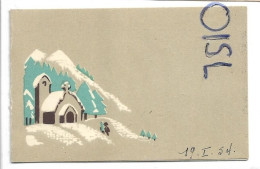 Chapelle Dans La Neige. 1954 - Petit Format : 1941-60