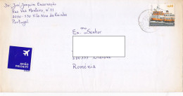 SHIP, STAMP ON COVER, 2012, PORTUGAL - Covers & Documents