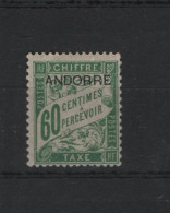 Andorra Französisch Michel Cat.No. Duty Vlh/* 5 - Unused Stamps