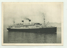 NAVE CONTE GRANDE - ITALIA FLOTTE RIUNITE GENOVA  - VIAGGIATA FG - Steamers