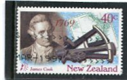 NEW ZEALAND - 1997   40c  J. COOK  FINE  USED - Used Stamps