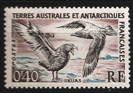 TAAF Terres Australes 1959 N° 13 Iso ** Faune, Animaux, Oiseaux, Skuas, Bec, Mer, Grand Labbe, Prédateur, Stercorariidae - Neufs