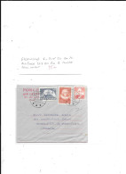 GROENLAND N6.24 ET 32 OBL SUR PLI AIR FORCES 20.8.1960 POUR LE CANADA - Covers & Documents