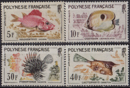 POLYNESIE FRANCAISE - Poissons 1962 - Neufs