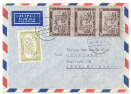 N3032 - Afghanistan (196?) - Airmail Letter To Germany, Tariff: 9,25 AF - Afghanistan