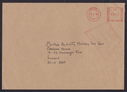 UK: Cover, 2003, Meter Cancel, Uncommon Cancel Quality Control Royal Mail Exeter (cancel Is A Little Vague) - Storia Postale