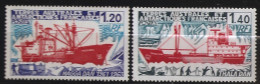 TAAF Terres Australes 1977 N° 66 / 7 ** Bateaux, Magga Dan, Thala Dan, Phoque, Manchots, Banquise, Chenillard, Cargo - Neufs