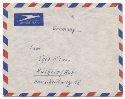 N3034 - Afghanistan (195?) - Airmail Letter To Germany, Tariff: 9,25 AF - Afghanistan