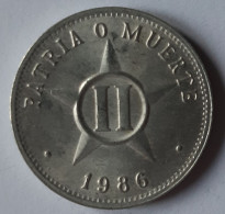 Cuba 2 Centavos 1986 AUNC - Cuba