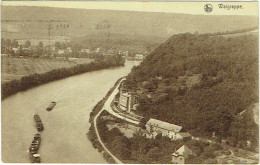 Profondeville. Walgrappe. Panorama Avec Château Et Péniche. - Profondeville