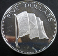 Bahamas - 5 Dollars 1977 - Bandiera - KM# 67a - Bahamas