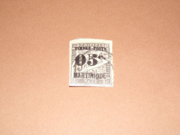 MARTINIQUE 1891/92 N°20 - OBLITERE AVEC CHARNIERE (Pochette Roses) - Timbres-taxe