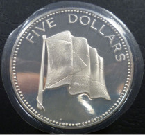 Bahamas - 5 Dollars 1975 - Bandiera - KM# 67a - Bahama's