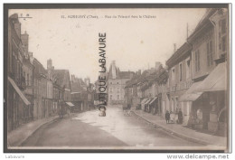 18 - AUBIGNY - Rue Du Prieuré Vers Le Chateau--animé - Aubigny Sur Nere