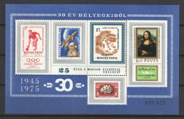 Hungary 1975. Last 30 Years Stamp Special Sheet (commemorative Sheet) In Pairs ! MNH(**) - Souvenirbögen