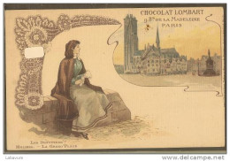 CHOCOLAT LOMBART PARIS---Les Dentelles--Malines--la Grand' Place - Mechelen