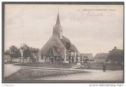 27---MARCILLY La CAMPAGBE---L'Eglise--animé - Marcilly-sur-Eure