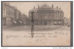 59----CONDE-La Grand'Place Et La Mairie---Précurseur - Conde Sur Escaut