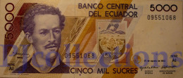 ECUADOR 5000 SUCRES 1993 PICK 128a AU - Ecuador