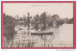 62 -  ARDRES - Le Lac---Barque --animé - Ardres