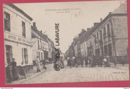 62 - AVESNES LE COMTE---Grande Rue--Hotel Des Bons Enfants---animé - Avesnes Le Comte