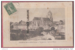 79 - CELLES SUR BELLE-- Vue Générale--Eglise Et Abbaye-- - Celles-sur-Belle