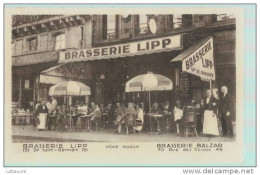 75----BRASSERIE LIPP--151..BLD SAINT GERMAIN....TRES ANIMEE--TOP CPA - Cafés