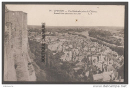 37 - CHINON Vue Generale Prise Du Chateau - Chinon