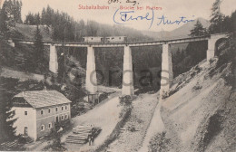 Austria - Tirol - Stubaitalbahn - Brucke Bei Mutters - Kunstwerken