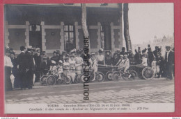 37 - TOURS-Grandes Fetes D'été--13-14-15 Juin 1908--Cavalcade Le Char Romain Du Syndicat Des Négociants En Cycles Et Aut - Tours