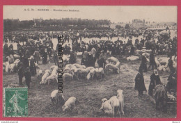 35 - RENNES---Marché Aux Bestiaux--cochons---animé - Rennes