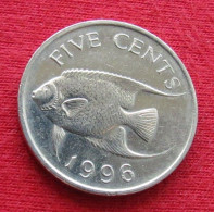 Bermuda 5 Five Cents 1996 KM# 45 Lt 1429 *VT Bermudes Bermudas - Bermudes