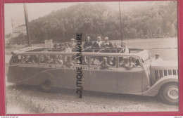 Carte Photo--Autocar-- SLA Lourdes  1937 - Bus & Autocars