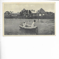 CAIRO. THE PYRAMIDS OF GIZEH DURING THE INUNDATION OF THE NILE. - Pyramides