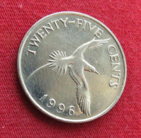 Bermuda 25 Cents 1996 KM# 47 Lt 1432 *V2T Bermudes Bermudas - Bermudes