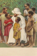 X4907 Missioni Consolata - Mozambico - Sempre E Dovunque Sono I Piccoli Amici Del Missionario Illustrazione Illustration - Missions