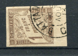 !!! TAXE N°15 DES COLO GENERALES BORD DE FEUILLE OBLITEREE BATTAMBANG - Postage Due