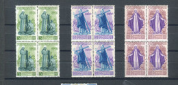 REPUBBLICA 1948 S. CATERINA DA SIENA  3 L. 5 L. 10 L. QUARTINA ** MNH - 1946-60: Mint/hinged