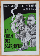 1987 - Sherlock Holmes A 100 Ans - Le Chien Des Baskerville - Dessin De Veyri - Tirage Limité (n°144 / 150) - (n°27701) - Veyri, Bernard
