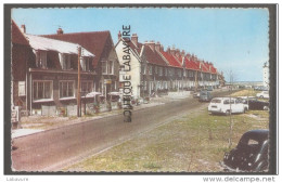 80---LE HOURDEL--L'Avenue Principale--café Tabac--automobiles----cpsm Pf Colorisée - Le Hourdel