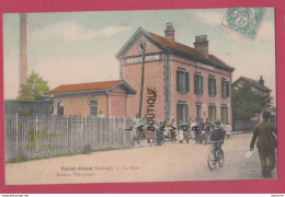 80 - SAINT OUEN---( ST OUEN ) -La Gare----animé--colorisée - Saint Ouen