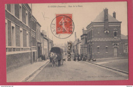 80 - SAINT OUEN---( ST OUEN ) ---Rue De La Poste---animé - Saint Ouen