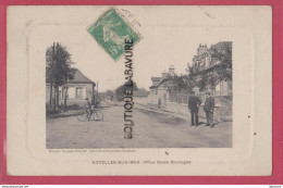 80 - NOYELLES SUR MER----Rue Basse Boulogne--animé - Noyelles-sur-Mer