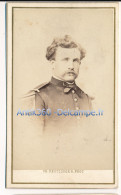 Photographie XIXe CDV Portrait Du Capitaine Louis-Marie Lambin (1837-1907) Photographe Reutlinger Paris - Personnes Identifiées