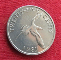 Bermuda 25 Cents 1987 KM# 47 Lt 1435 *V1T Bermudes Bermudas - Bermuda