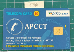 PORTUGAL USED PHONECARD PT146 APCCT - Portugal