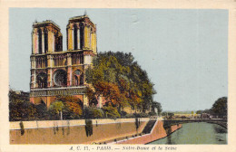 75 - Paris - Notre Dame Et La Seine. - Notre Dame De Paris