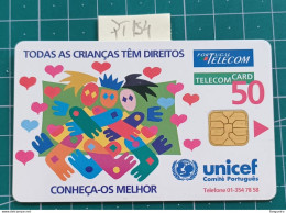 PORTUGAL USED PHONECARD PT154 UNICEF - Portugal