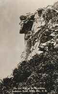 Real Photo The Old Man Of The Mountains, Franconia Notch, White Mountains, New Hampshire - White Mountains