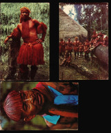 ETHNIC AMAZONAS COLOMBIA ECUADOR INDIANS YAGUA AND COLORADO NATIVES 3 POSTCARDS - America